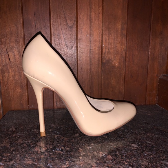 Cream Stiletto Heels - Picture 2 of 2